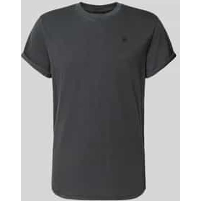 relaxed fit t-shirt van puur katoen model 'Lash washed'
