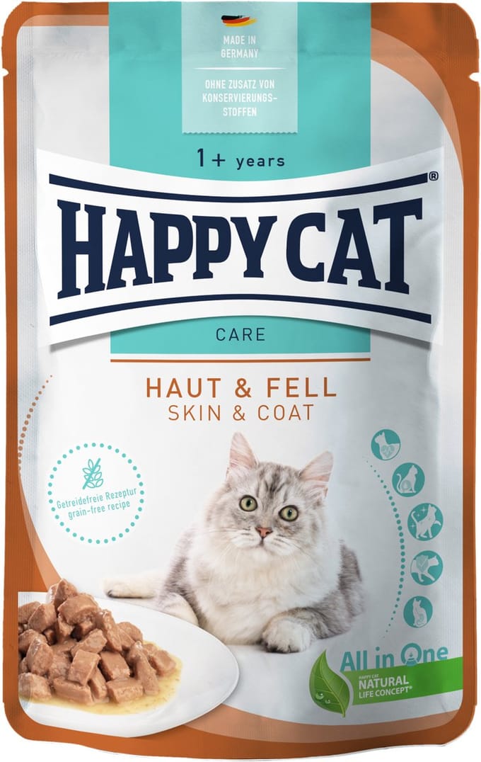 Happy Cat Care Skin & Coat - 20 x 85 g