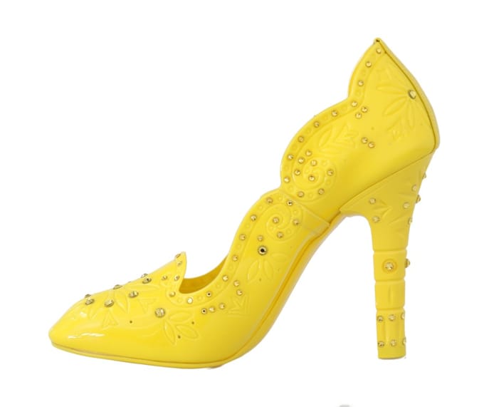 Dolce & Gabbana Gele CINDERELLA Kristallen Schoenen