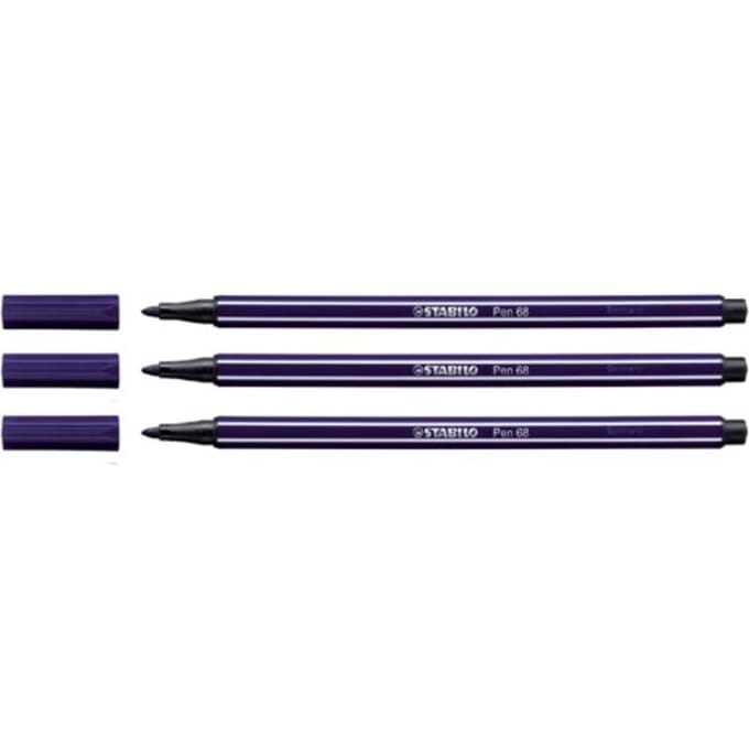 STABILO Pen 68 - Premium Viltstift - Pruissisch Blauw - per stuk