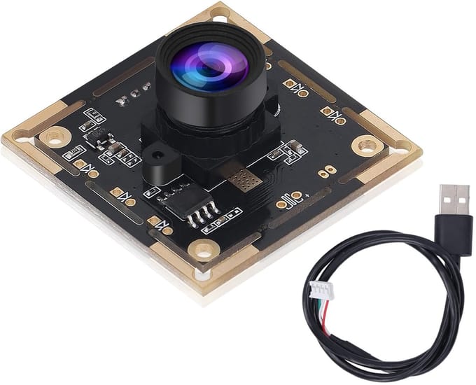 Dailygoody - USB2.0 Camera Module - 1MP Webcam - 100 Graad Kijkhoek - Ingebedde Camera - Hoge Resolutie - Geschikt voor Computer - Compact Formaat