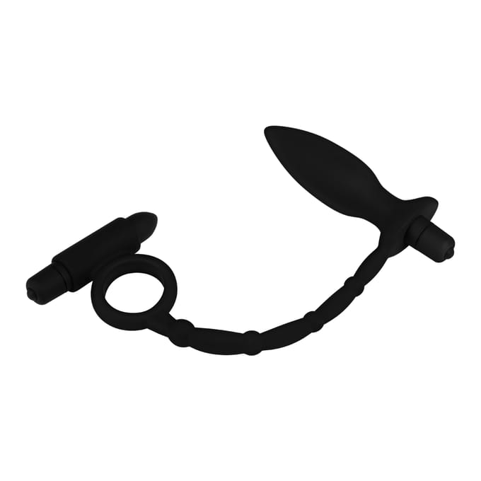 'Deluxe Lumunu Anaalplug & Penisring - Anaalgel', 25 cm