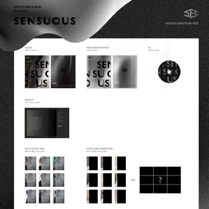 5Th Mini Album: Sensuous (Hidden Emotion Version)
