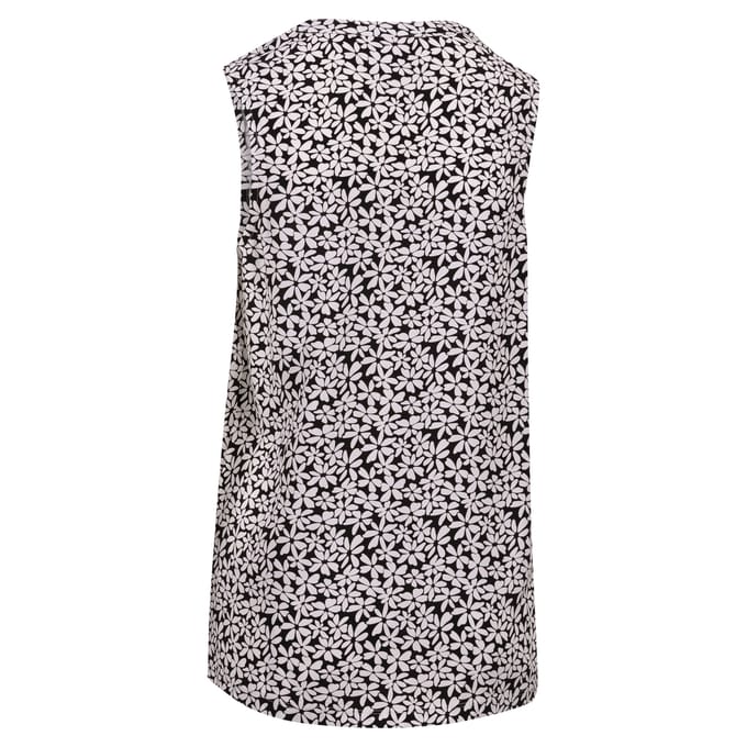 Trespass Dames/Dames Kaylyn Bedrukt Vest Top (Zwart)