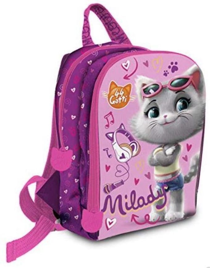 Nickelodeon Rugzak 44 Cats Milady Meisjes 32 Cm Polyester Roze
