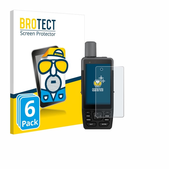 BROTECT - Screenprotector voor Garmin GPSMAP H1 - Folie Beschermfolie matte 6 Stuks