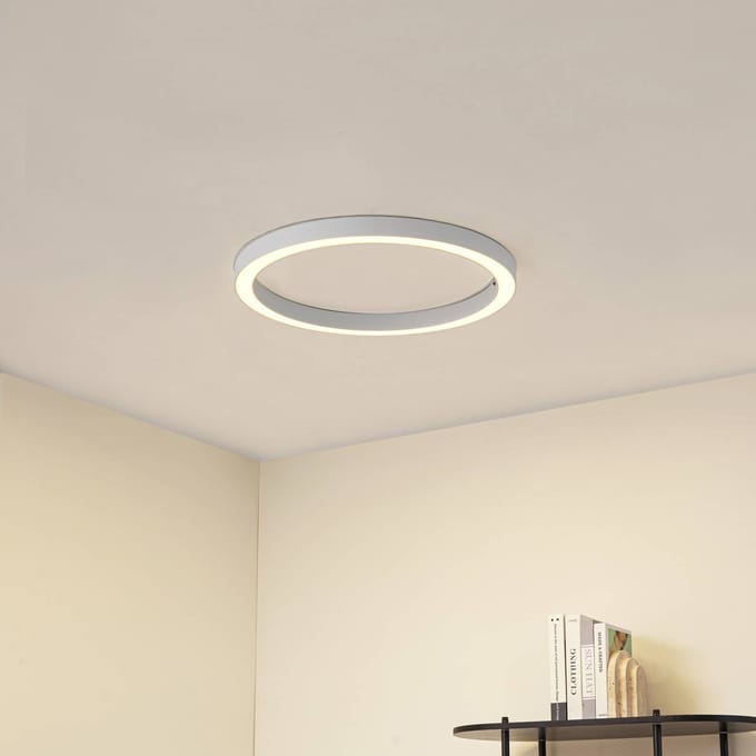 Lucande LED plafondlamp Neor, wit, Ø 60 cm, CCT, dimbaar