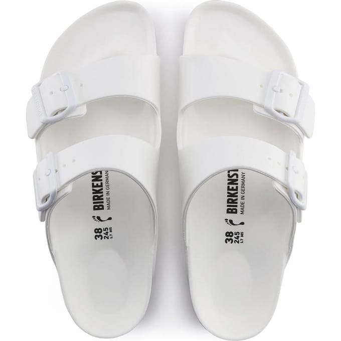 Birkenstock - Maat 38 - Arizona EVA Dames Slippers Small fit - White