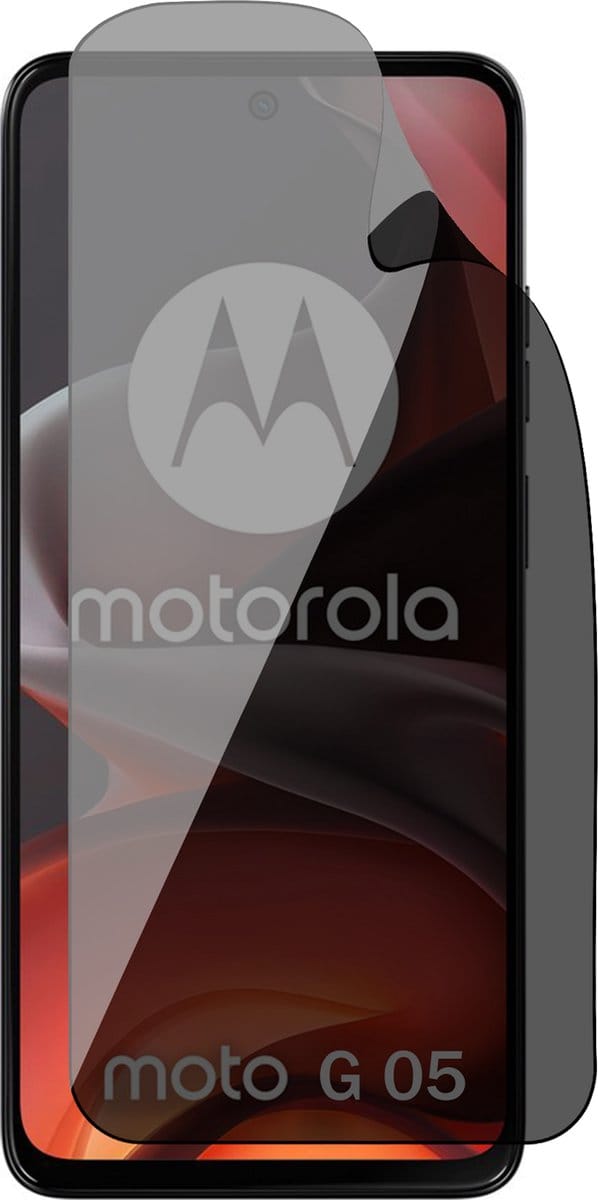 Privacy Screenprotector geschikt voor Motorola Moto G05 / E15 - 1x FlexGuard Screen Protector