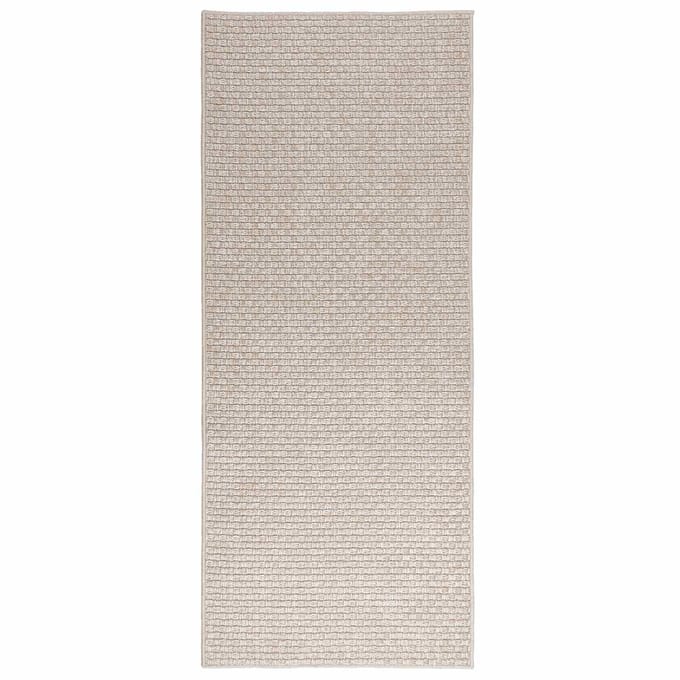 vidaXL - Vloerkleden - Rechthoekig - FARO - Crème - 150 - x - 80 - cm - Polyester