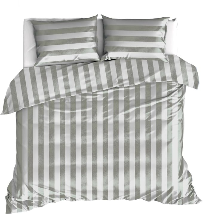 Linolux Dekbedovertrek Beach Stripe Mineral Green 2 persoons