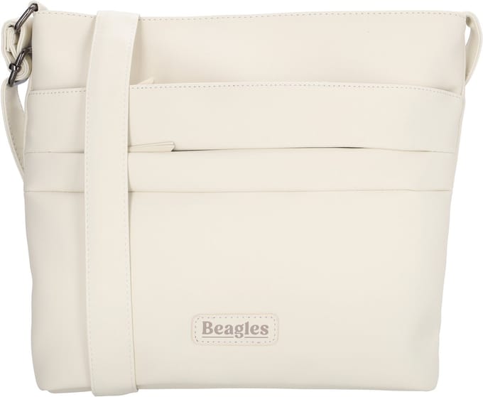 Beagles Nara Schoudertas - Crossbodytas - Dames - Praktisch - Ritsvakken - Crème