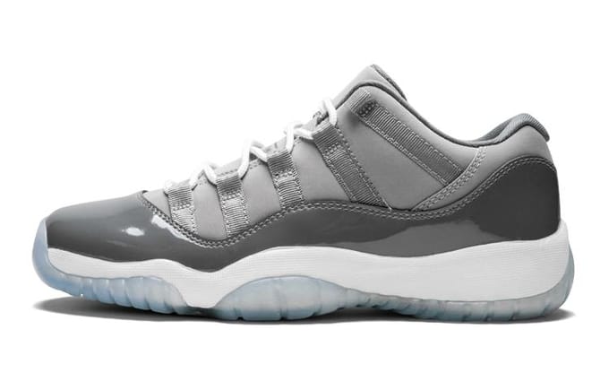 Jordan 11 Retro Low Cool Grey GS 528896-003 36