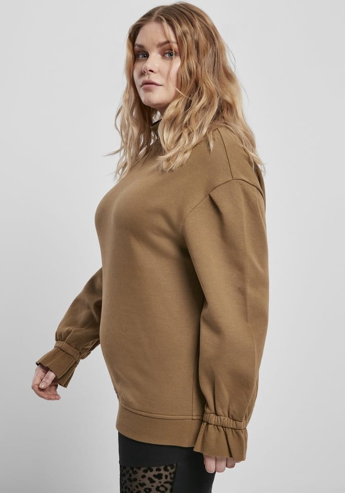 Urban Classics Damestrui Ladies Turtleneck Crew Midground