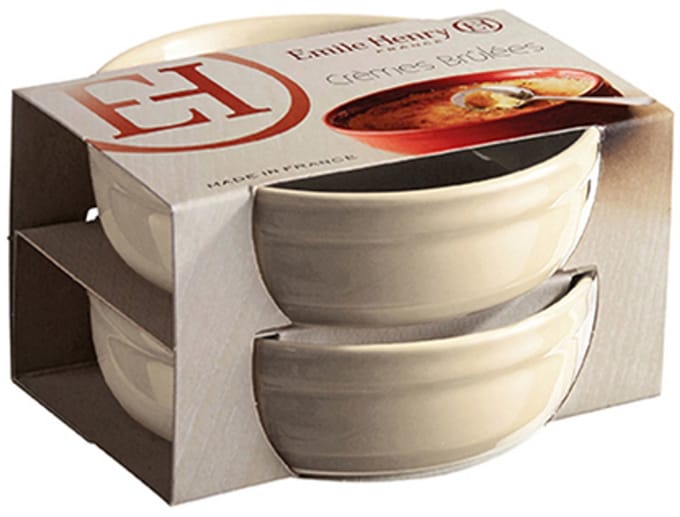 Emile Henry Crème brûlée schaaltje set 2 stuks - Argile