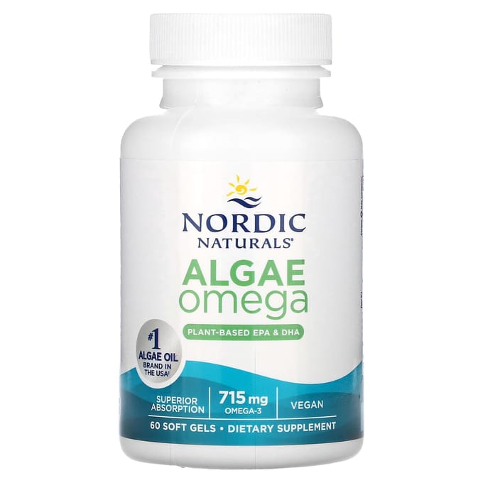 Zeewier Omega, 60 Softgels (357,5 mg per zachte capsule)