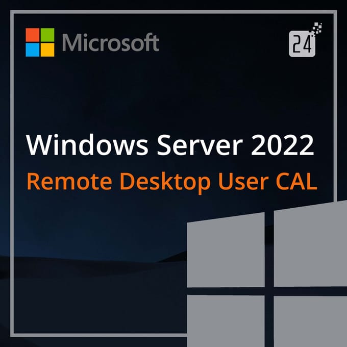 Microsoft Windows Remote Desktop Services 2022, User CAL, RDS CAL, Client Access License 1 CAL