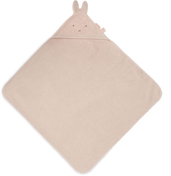 Jollein Kapuzenhandtuch Frottee 75x75cm Miffy - Silk Rose