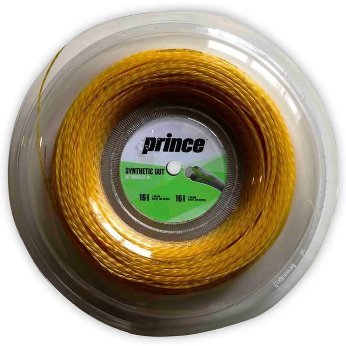Prince Synthetic Gut Duraflex Rol Snaren 200m-Goud