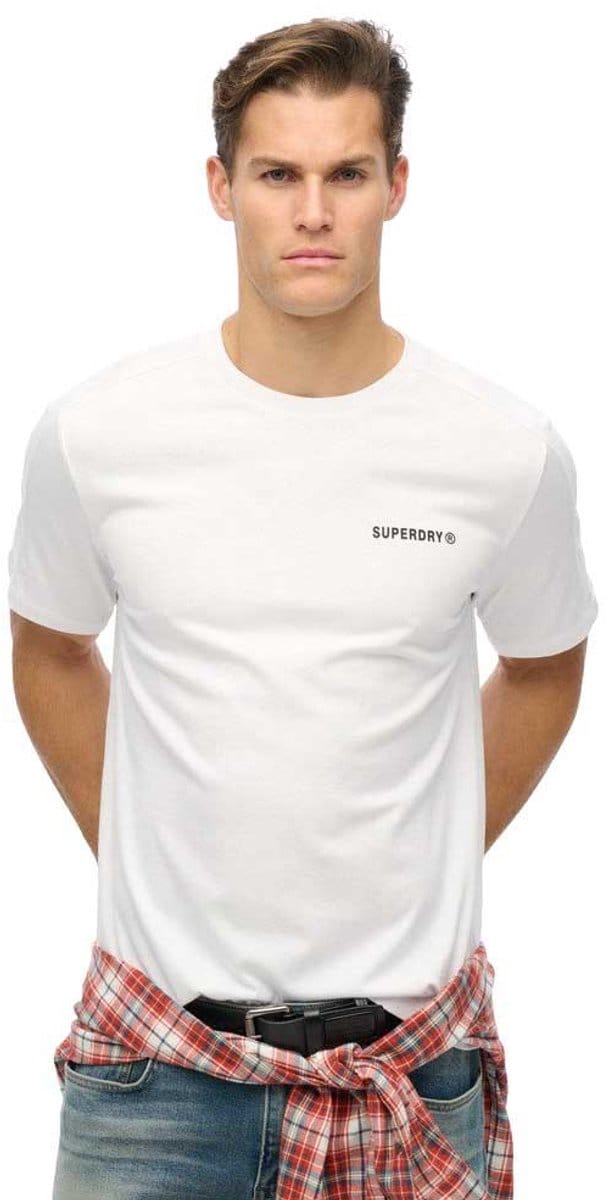 Superdry - Tech T-shirt met relaxte pasvorm - Heren - T-shirts