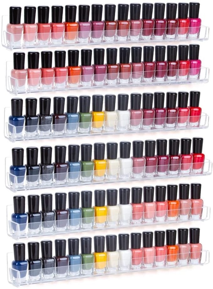 Dailygoody - Acryl Nagellak Organizer - Wandplank voor Nagellak