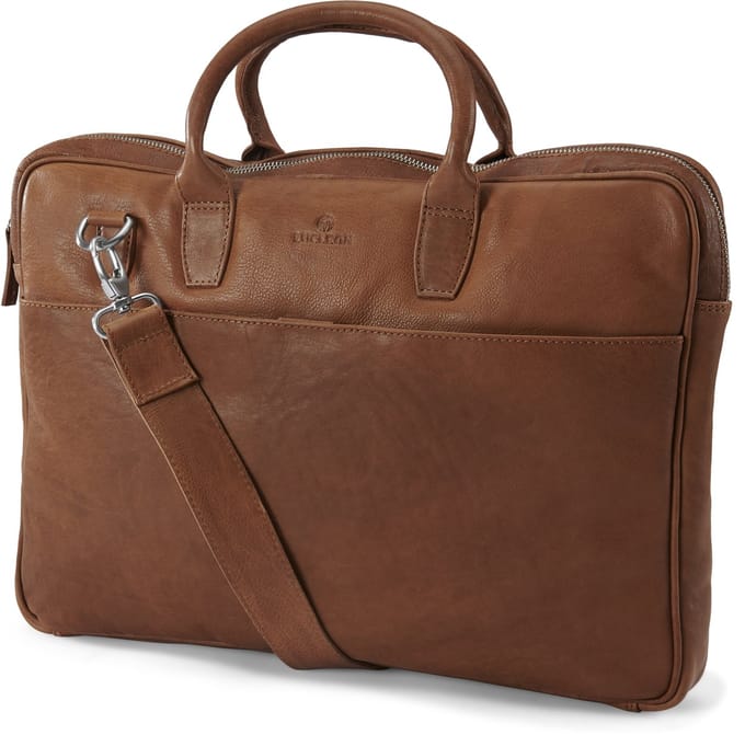 Cambodia Dunne 15 " Executive Tankleurige Lederen Tas