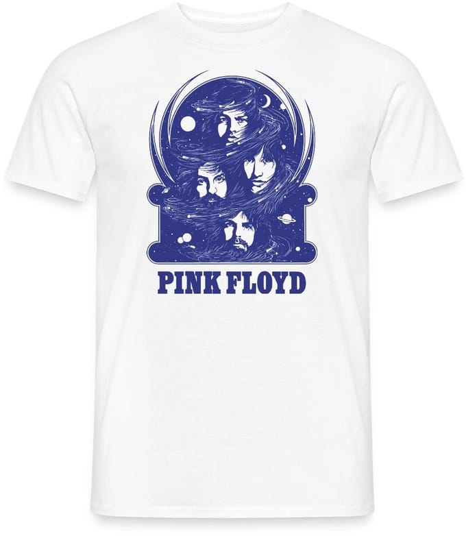 Pink Floyd Logo En Band T-Shirt Heren