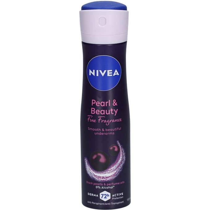 Nivea Pearl & Beauty - Antiperspirant Spray - Zwarte Parel - Zachte Huid - 150 ml