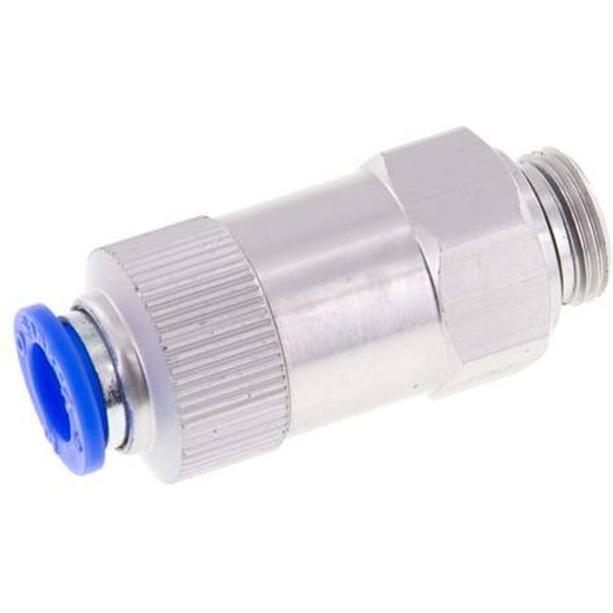 10mm & G3/8'' Regeling-In Aluminium Terugslagklep Insteekkoppeling Buitendraad 0.2-10 bar