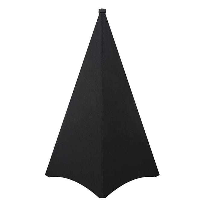 Universele Dj Light Speaker Stand Cover Driezijdige Statief Stand Rok Scrim Cover Rekbaar zwart