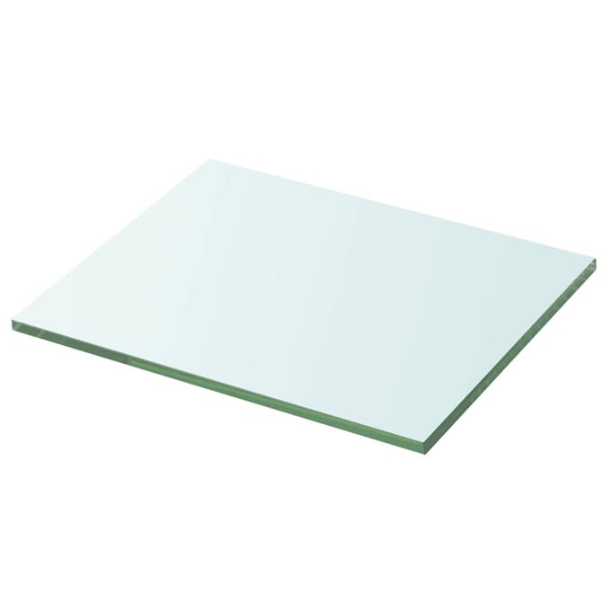 vidaXL - Wandschap - transparant - 20x25 - cm - glas