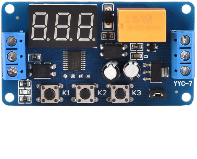 Allecto - Tijdschakelaar - Verstelbare Cyclus Timer - Controle Relais Timer - Compact Formaat - Motoren Controle - Efficiënt Energiebeheer - Geschi...