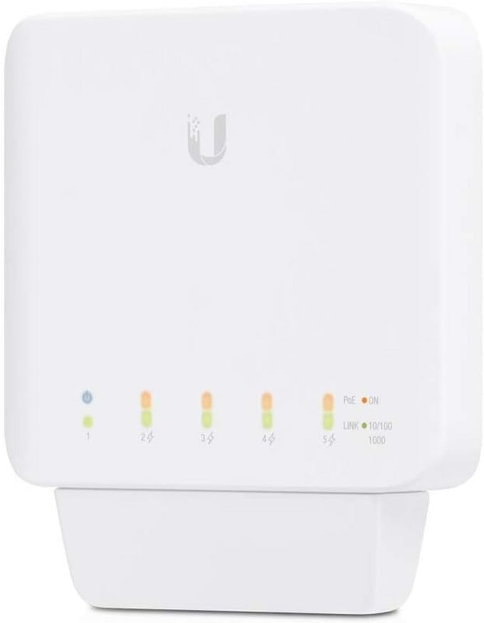 5-poorts Gigabit Netwerk Switch met PoE Ondersteuning