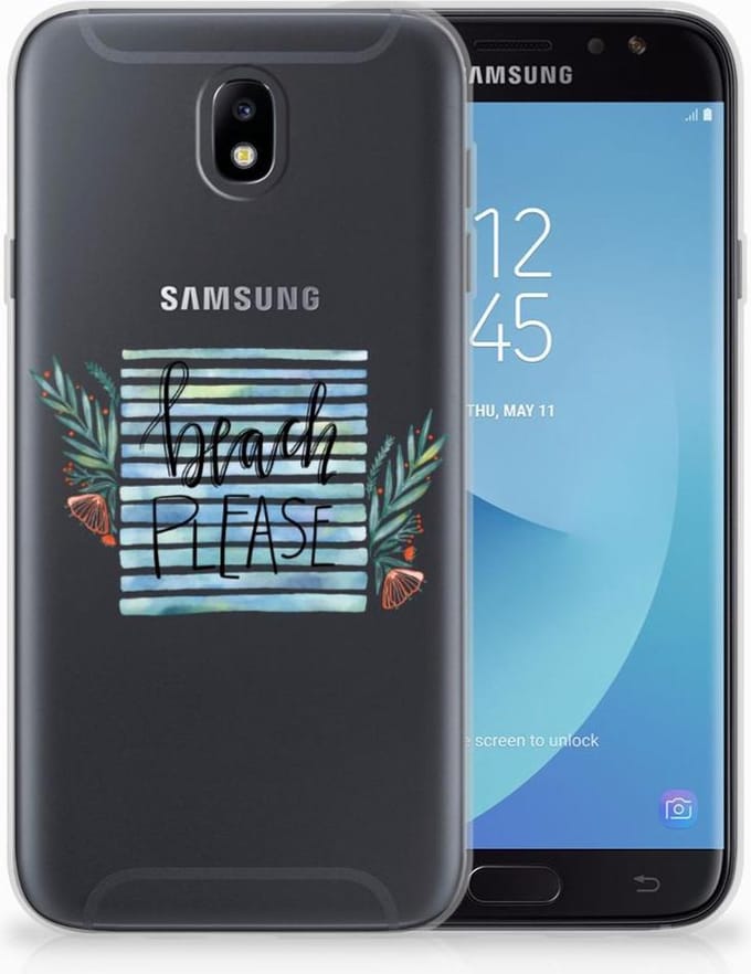 Samsung Galaxy J7 2017 | J7 Pro Telefoonhoesje met Naam Boho Beach