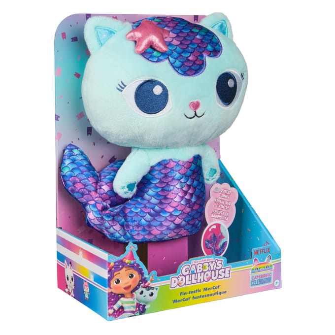 Spinmaster Gabby' Poppenhuis Deluxe pluch Meerminkat Knuffels en pluche