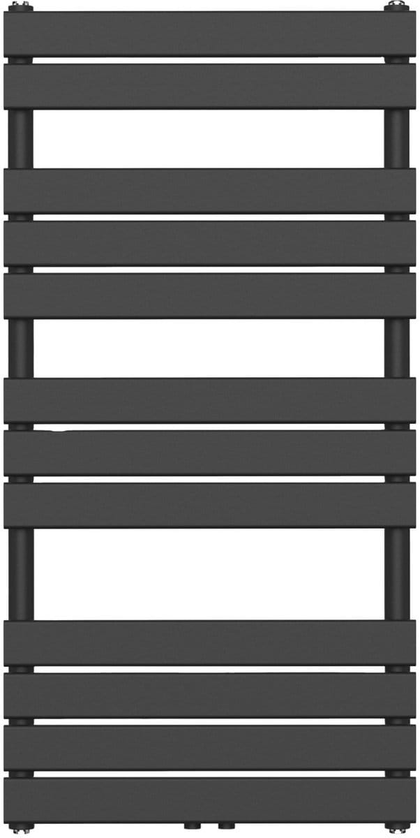 BELRAD Badkamer radiator 1200x600mm - Zwart - Middenaansluiting - 681W