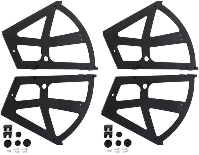 Dailygoods- Kastscharnieren 4 Stuks - Vervangingsscharnieren