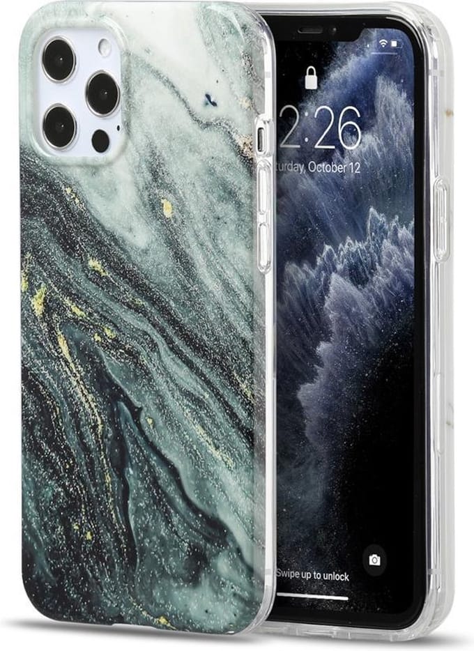 Luxe marmer hoesje voor Apple iPhone 12 Pro Max | Marmerprint | Back Cover