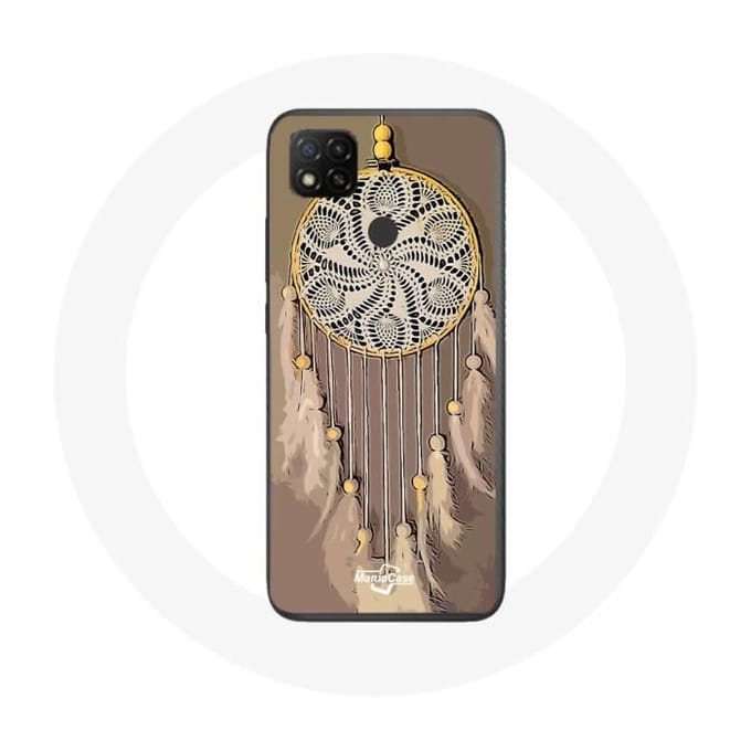 Coque Xiaomi Redmi 9C Attrape Rêve marron Capteur de Rêves