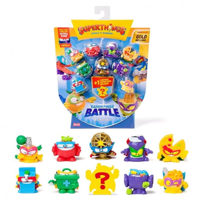 Magic Box Tienpak 9+1 Superthings Kazoom Power Battle Assorti Veelkleurig