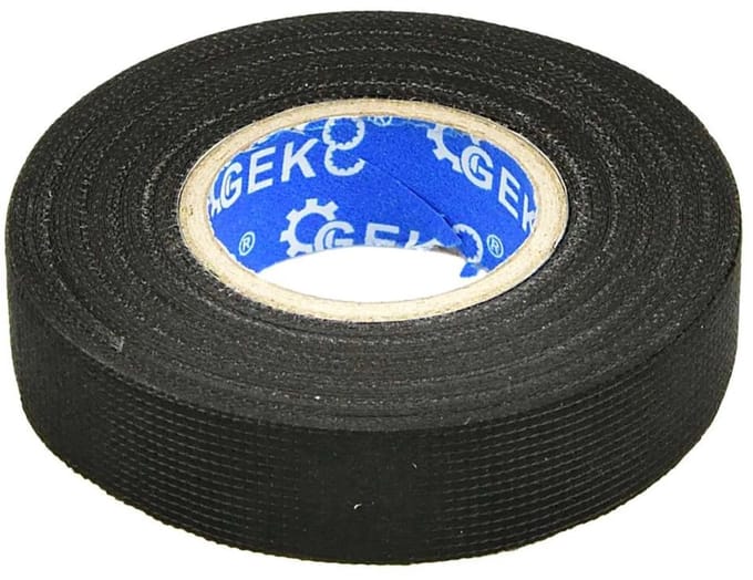 GEKO Stoffen isolatietape - Flexibel & slijtvast - 19mm x 15m