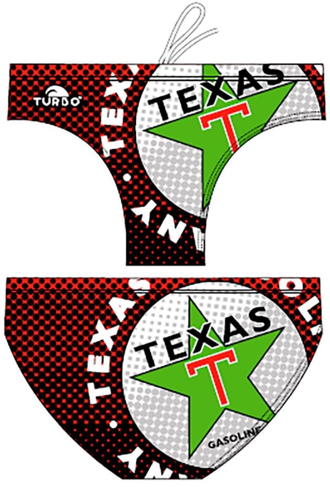Turbo Texas-gasoline Blurred Zwemslip Veelkleurig M Man
