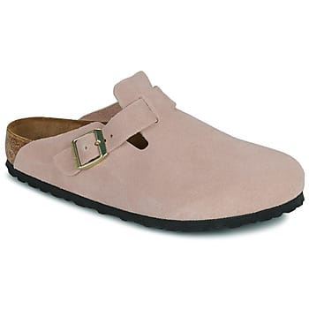 Suède klompen Birkenstock Boston