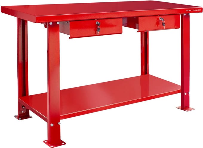 Werkbank 150 cm 2 lades MW Tools DER1500