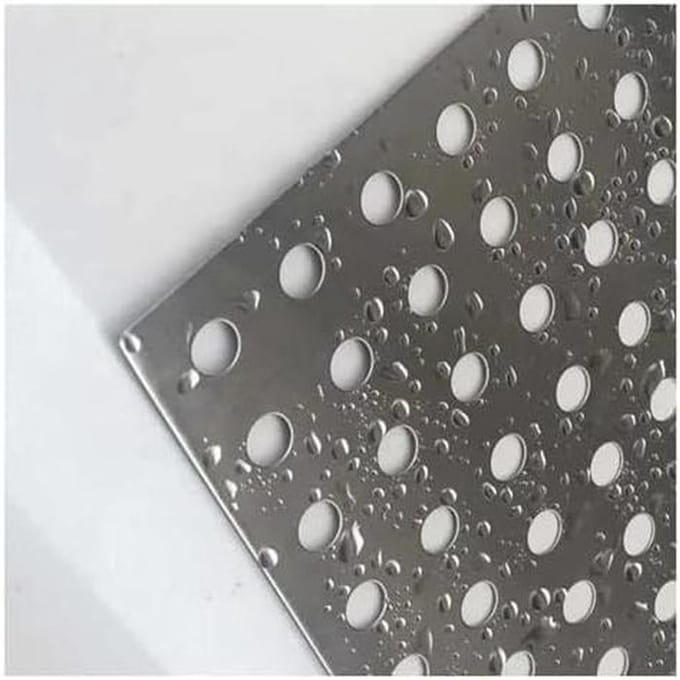 Geperforeerd Metaal - Roestvrij Staal - DIY Projecten - 0.6mm Dik - 43x100cm - Zilver