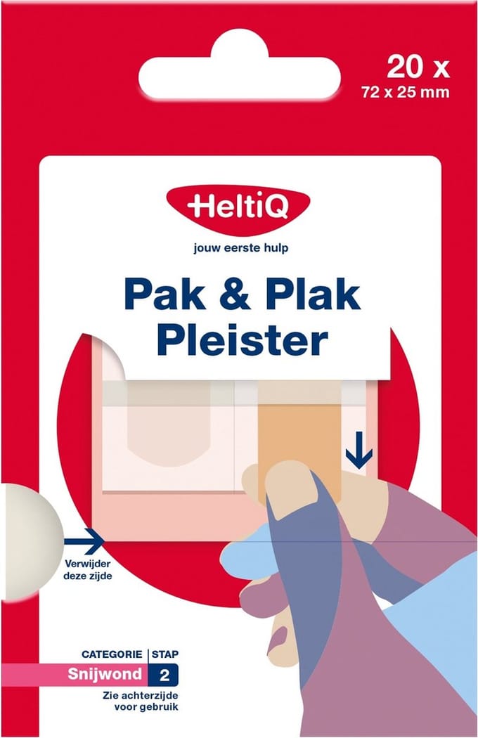 Heltiq Pak & plak textiel 20 Stuks