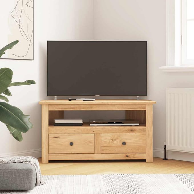 vidaXL - Tv-hoekkast - Panama - Range - 93x49x49 - cm - massief - grenenhout