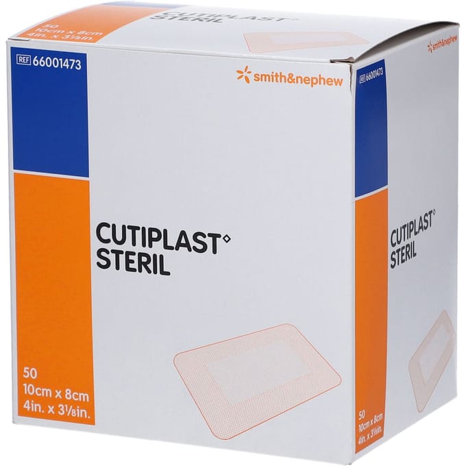 Cutiplast Steriel 10cm x 8cm 50 Pleister