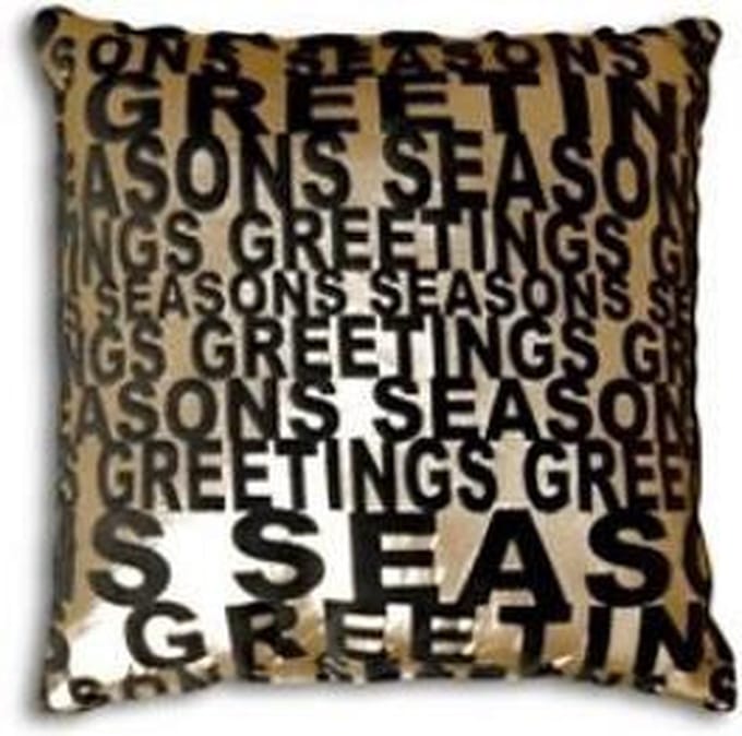 ESSENZA Sierkussen Seasons Greeting (Gold) 43x43