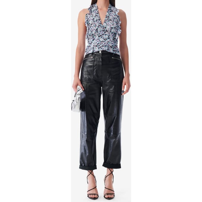 IRO Paris Cabir Trouser Black Taglia: 38 | Pantaloni di pelle Outlet | Donna | Nero